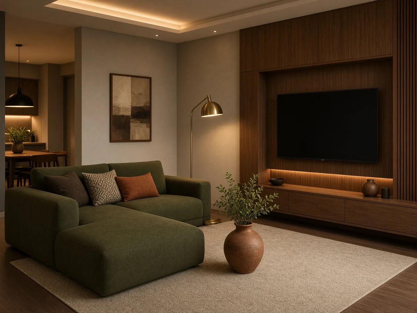 One of more than one hundred residential interiors