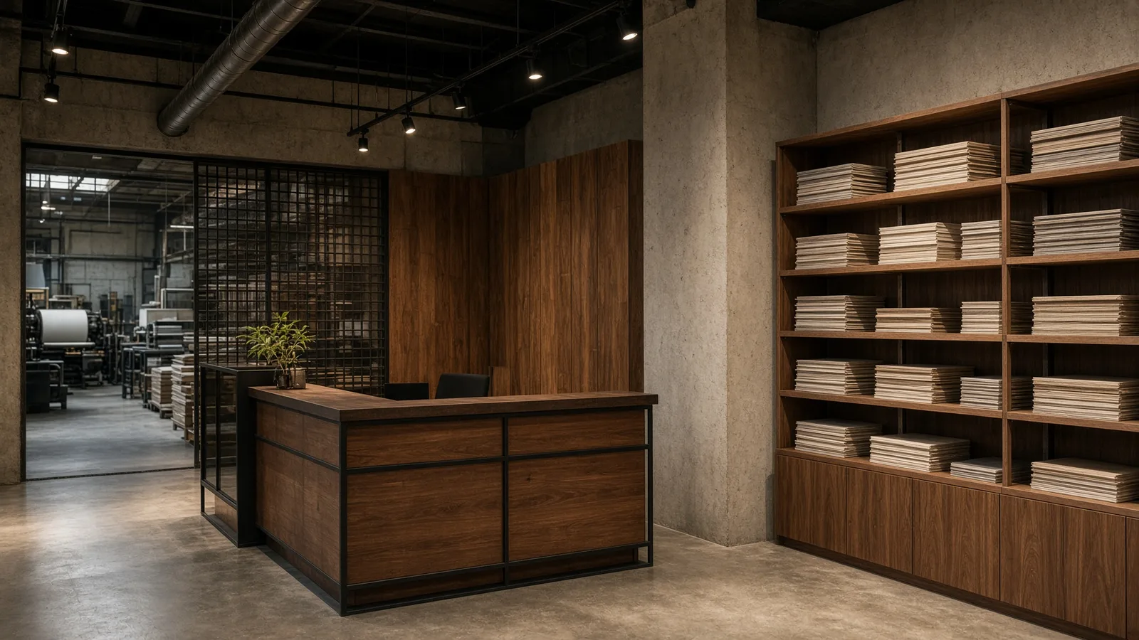 Commercial interior for Krishival Press