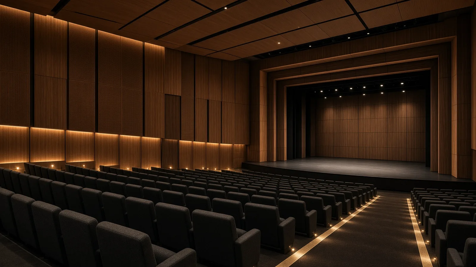 Auditorium interior at PNP Natyagruha