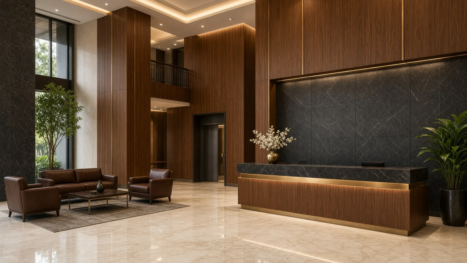 Bank interior for RDCC Bank head office